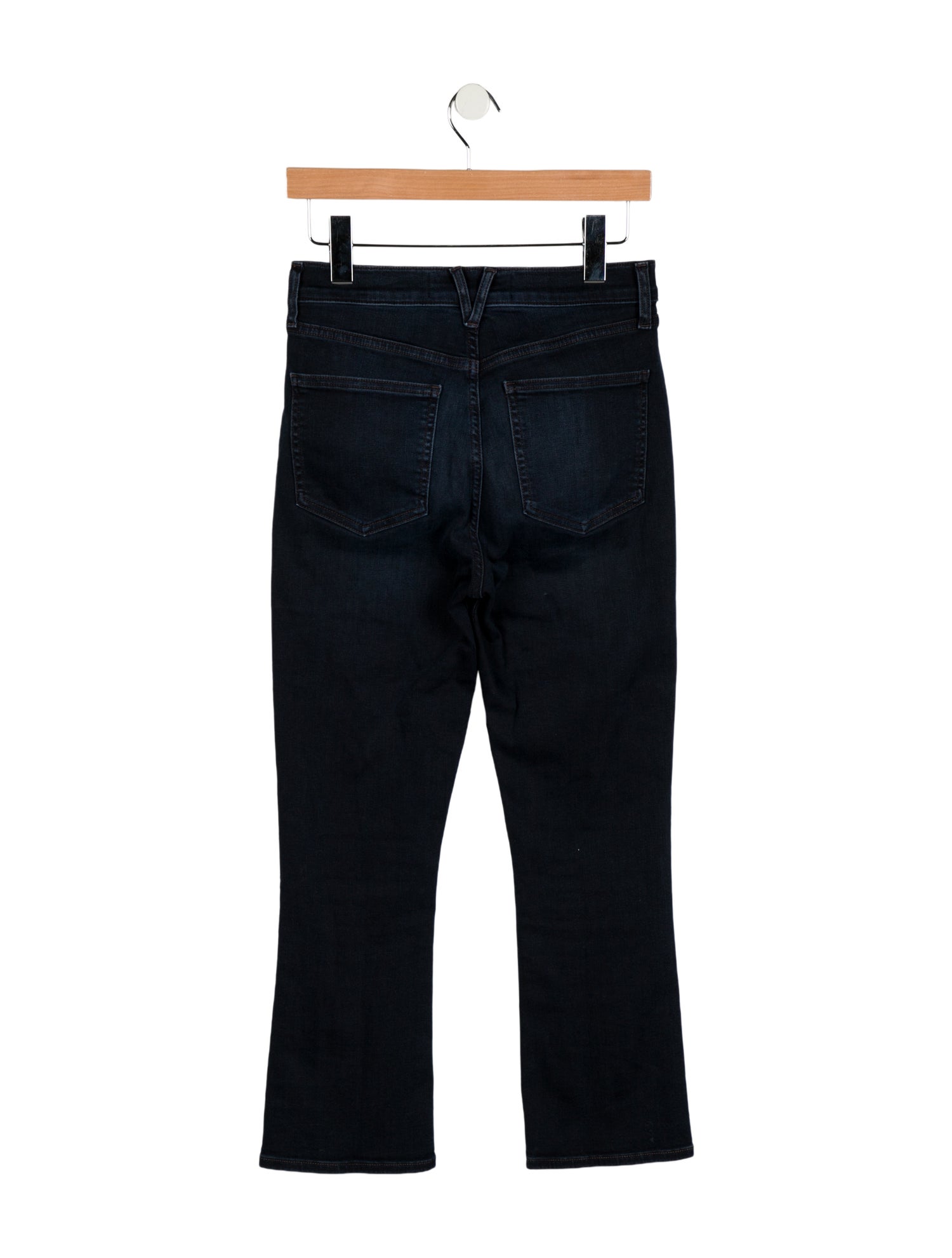 Veronica Beard Mid-Rise Straight Leg Jeans