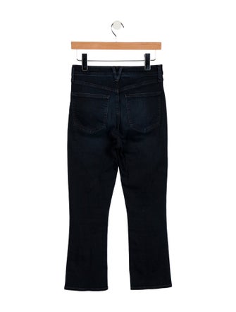 Veronica Beard Mid-Rise Straight Leg Jeans