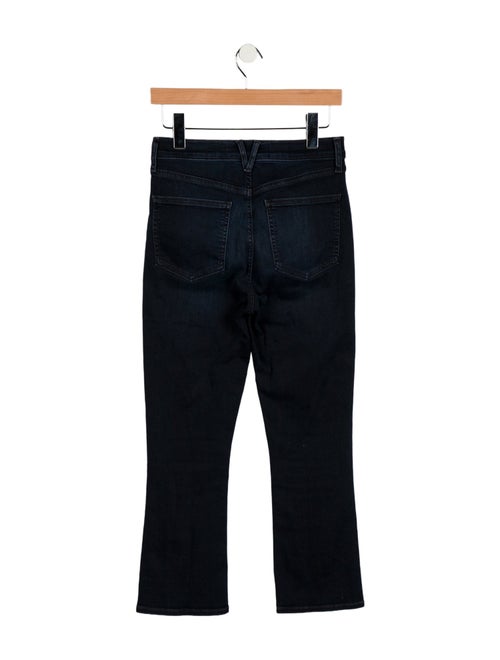 Veronica Beard Mid-Rise Straight Leg Jeans