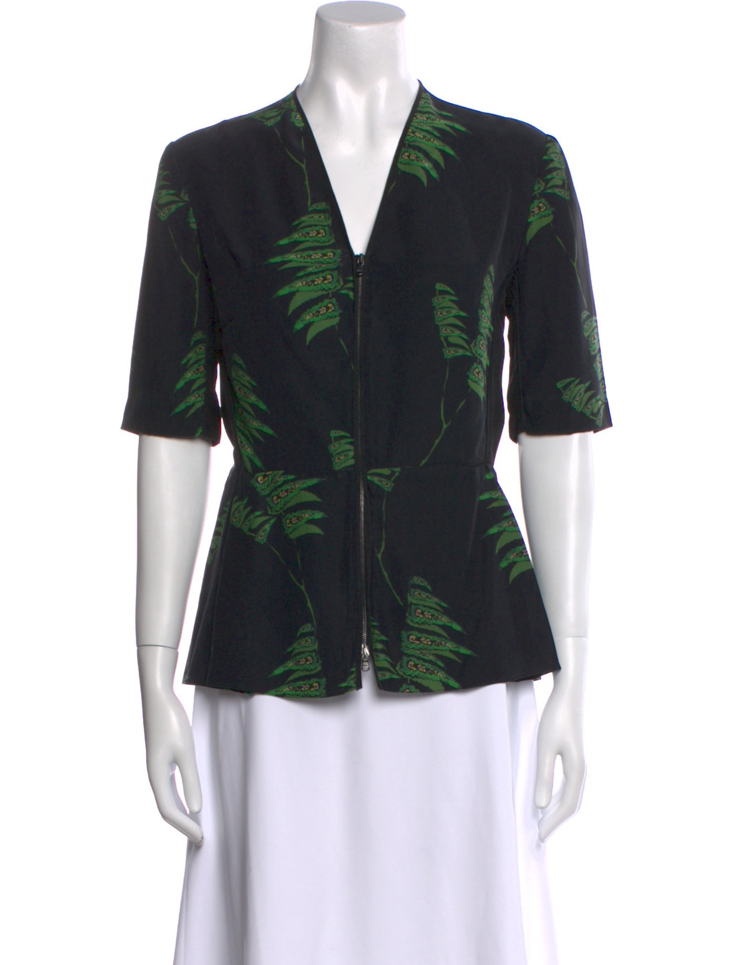 Veronica Beard Silk Printed Blouse
