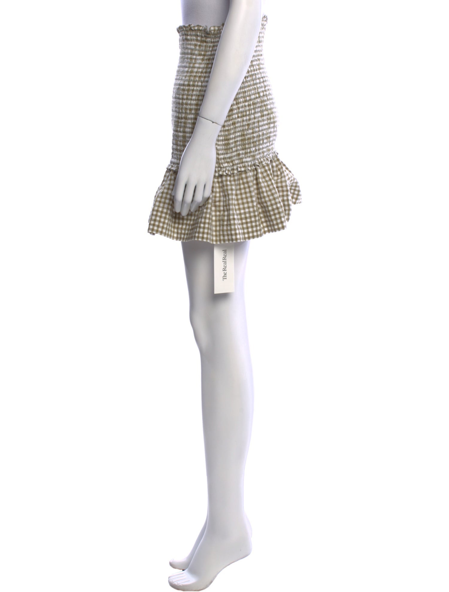 Veronica Beard Plaid Print Mini Skirt