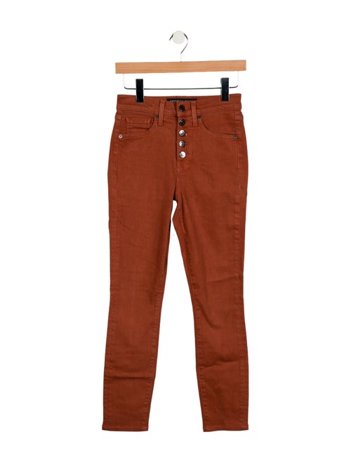 Veronica Beard Mid-Rise Skinny Leg Jeans