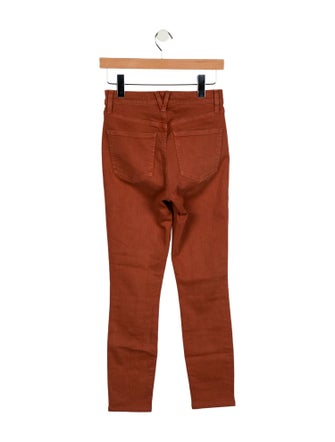 Veronica Beard Mid-Rise Skinny Leg Jeans