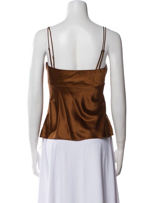 Veronica Beard Silk V-Neck Top