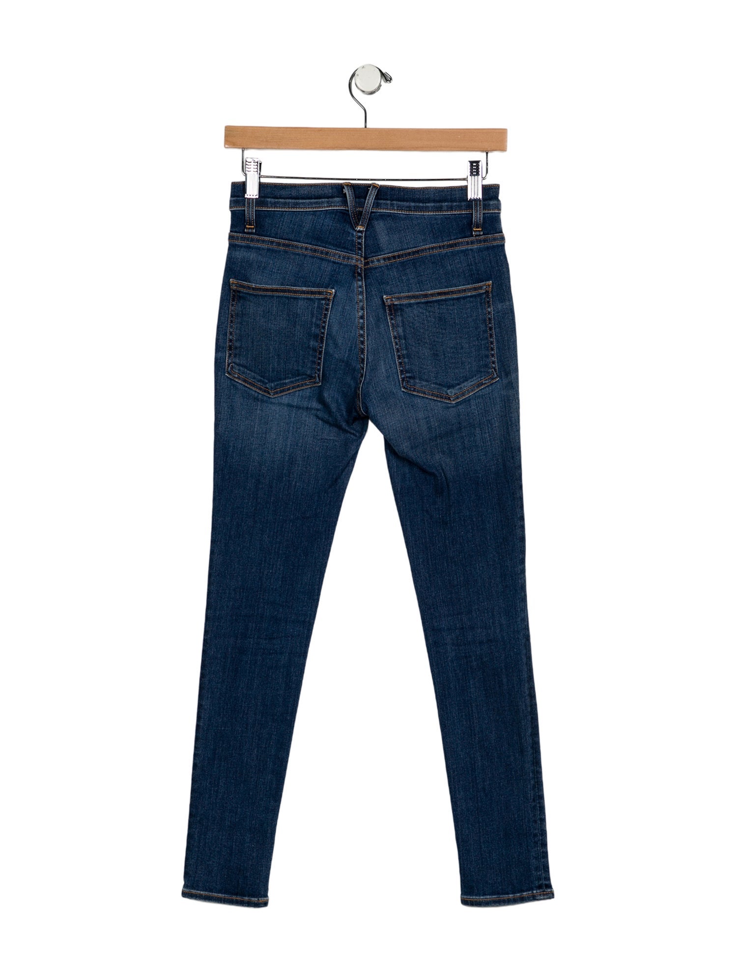 Veronica Beard High-Rise Skinny Leg Jeans