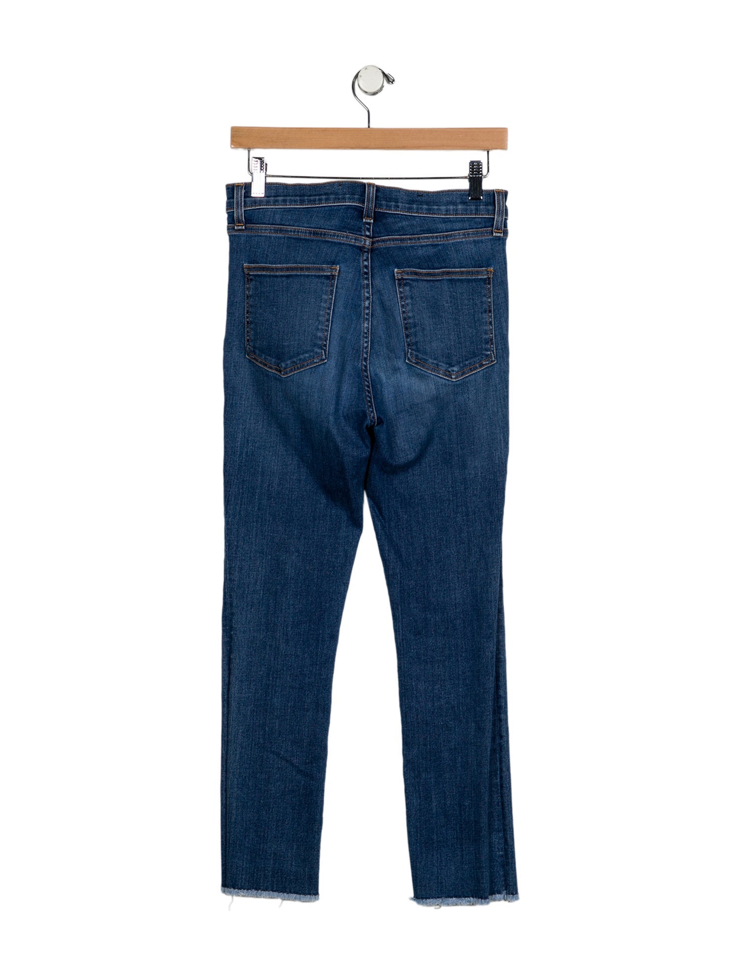 Veronica Beard High-Rise Straight Leg Jeans
