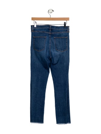 Veronica Beard High-Rise Straight Leg Jeans
