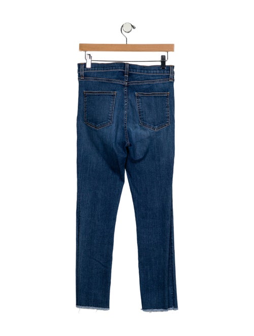 Veronica Beard High-Rise Straight Leg Jeans