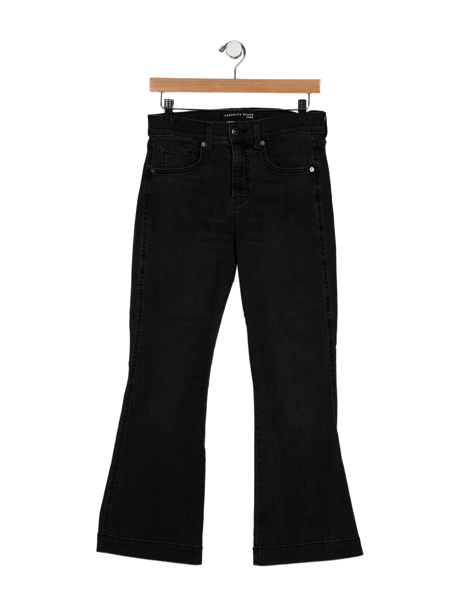 Veronica Beard High-Rise Wide Leg Jeans