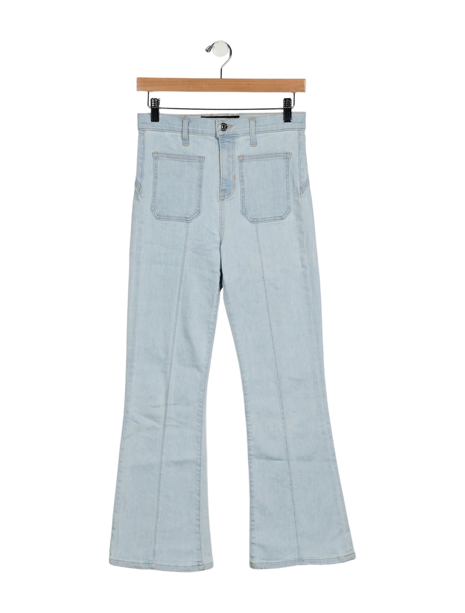Veronica Beard High-Rise Wide Leg Jeans