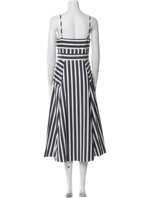 Veronica Beard Striped Midi Length Dress