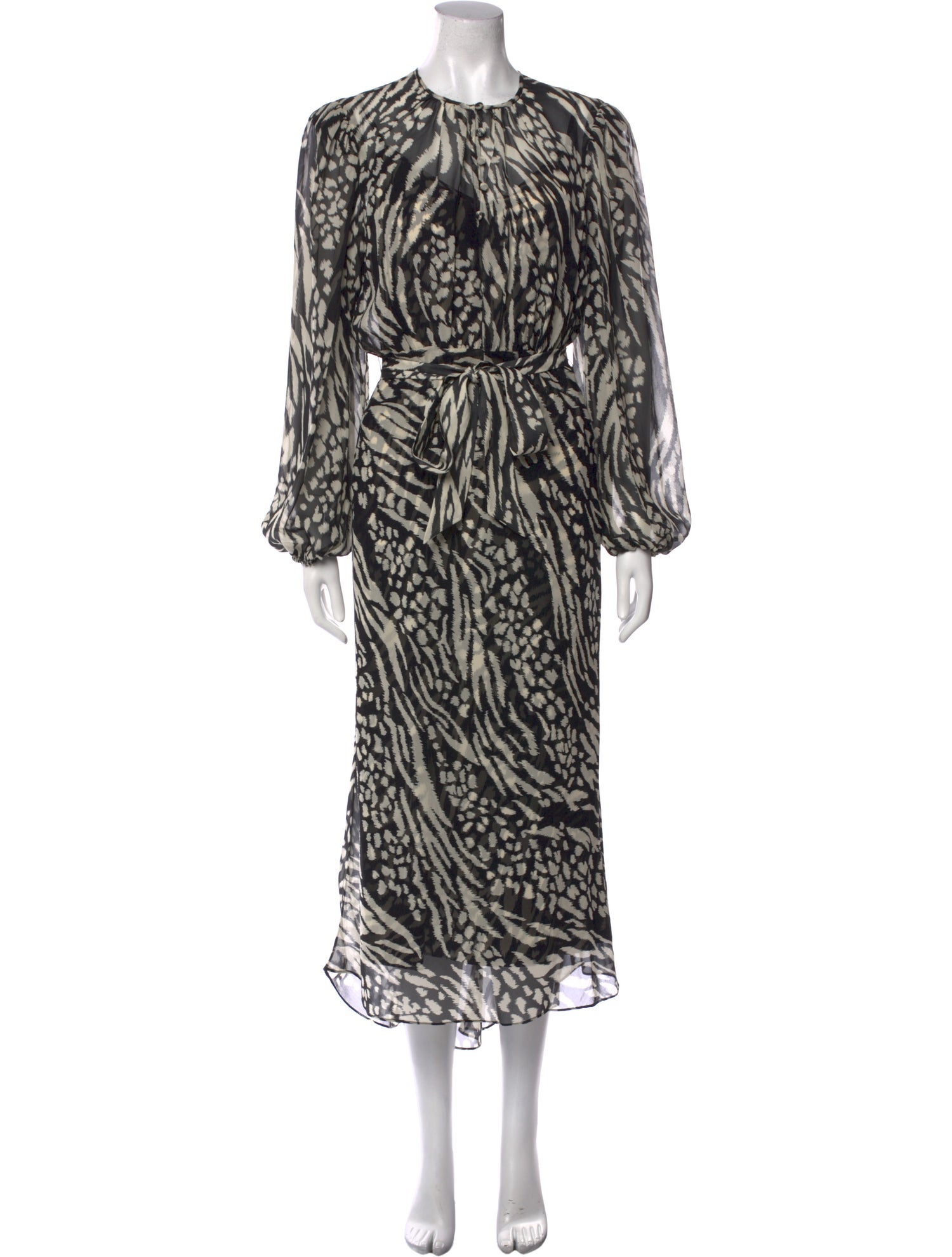 Veronica Beard Silk Long Dress