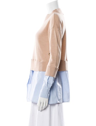 Veronica Beard Merino Wool Crew Neck Sweater