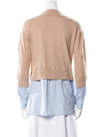 Veronica Beard Merino Wool Crew Neck Sweater