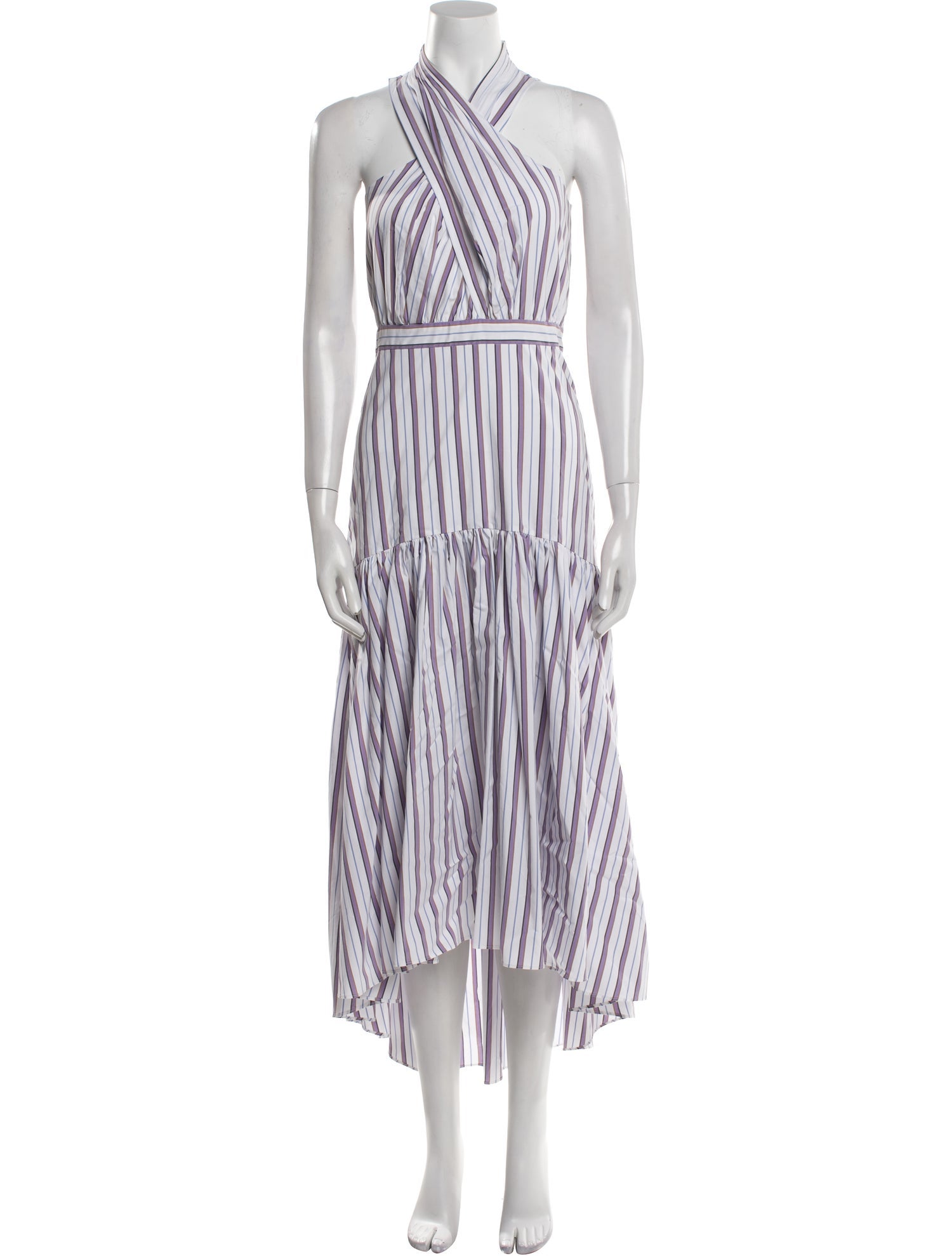 Veronica Beard Striped Long Dress