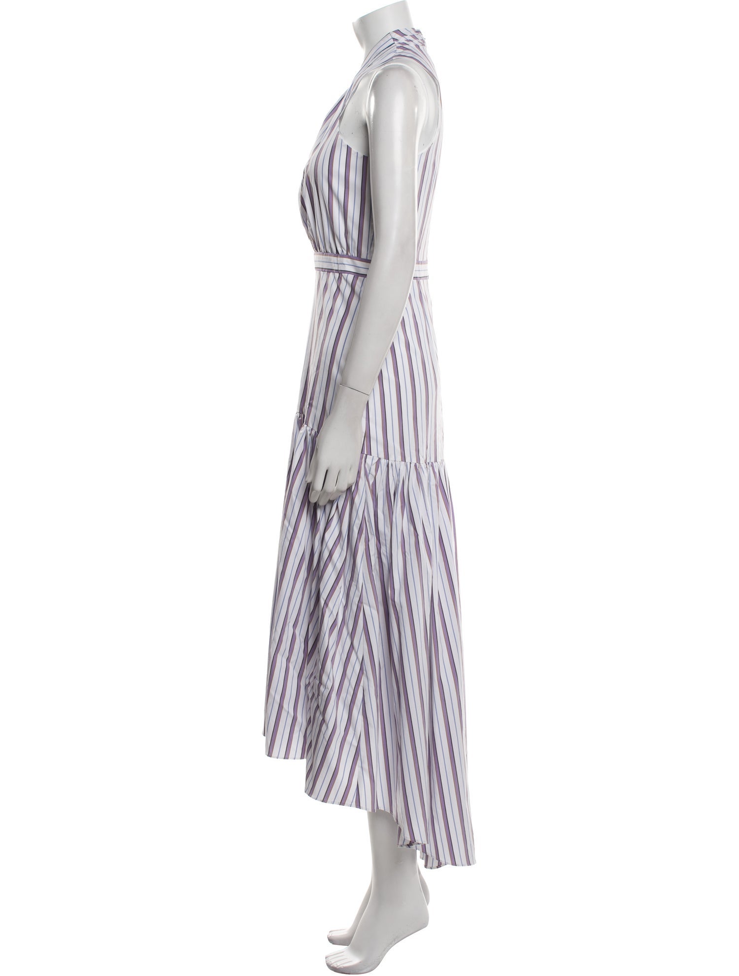 Veronica Beard Striped Long Dress