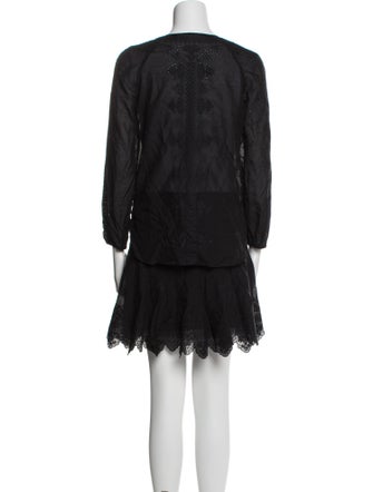 Veronica Beard Cutout Accent Skirt Set