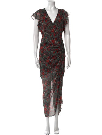 Veronica Beard Silk Midi Length Dress