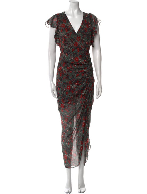Veronica Beard Silk Midi Length Dress