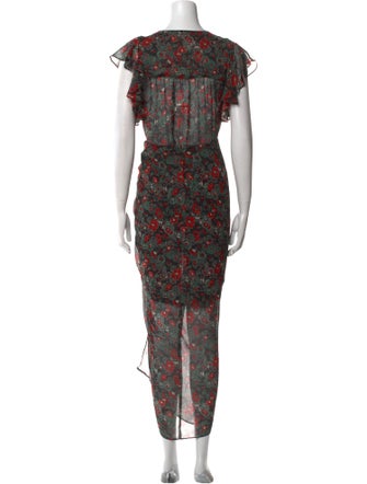 Veronica Beard Silk Midi Length Dress