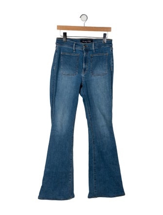 Veronica Beard High-Rise Wide Leg Jeans