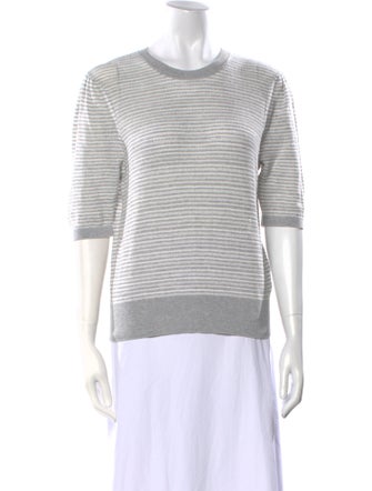 Veronica Beard Striped Crew Neck T-Shirt