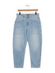 Veronica Beard High-Rise Straight Leg Jeans