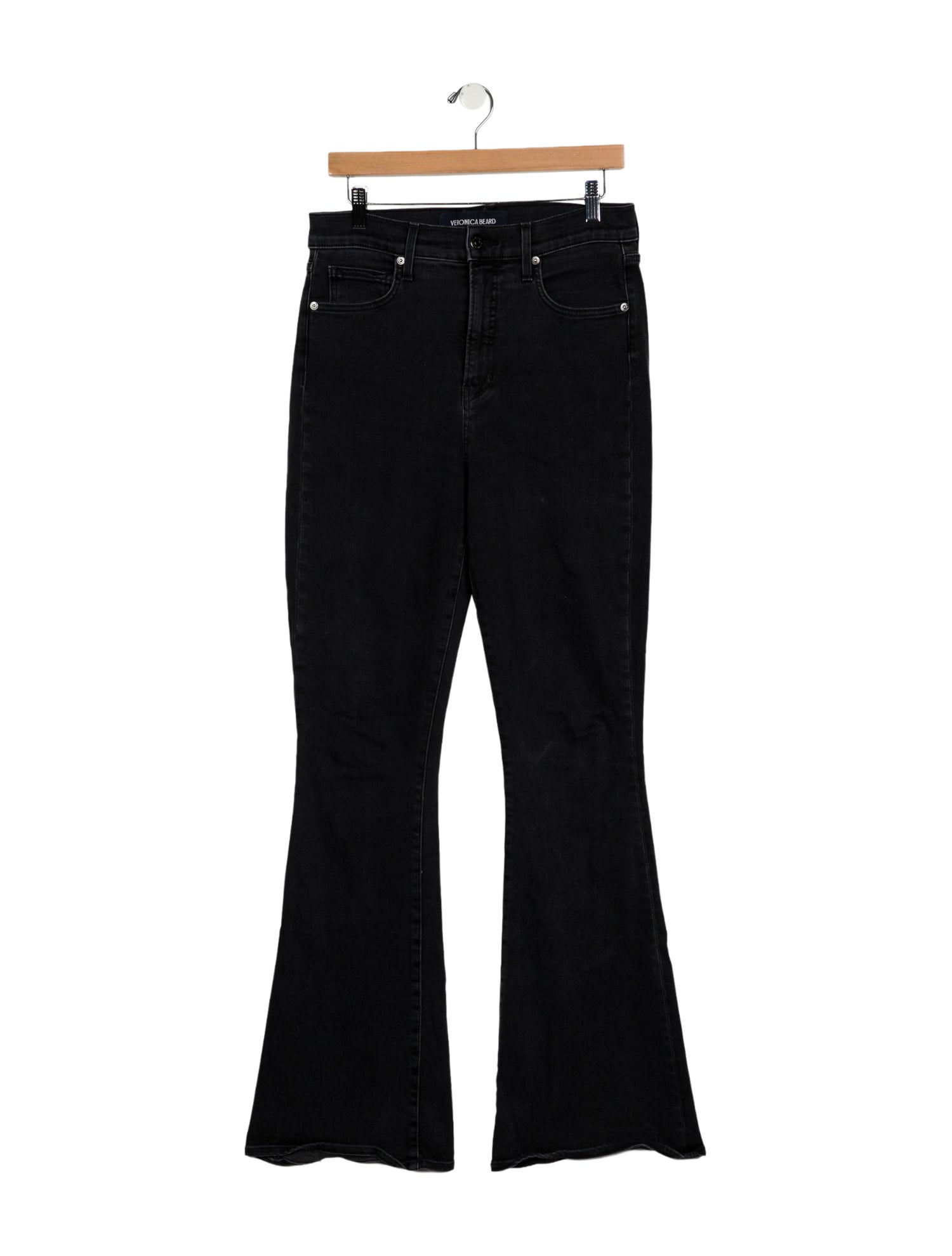 Veronica Beard High-Rise Wide Leg Jeans
