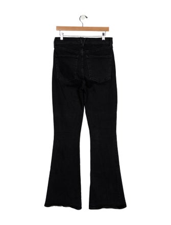 Veronica Beard High-Rise Wide Leg Jeans