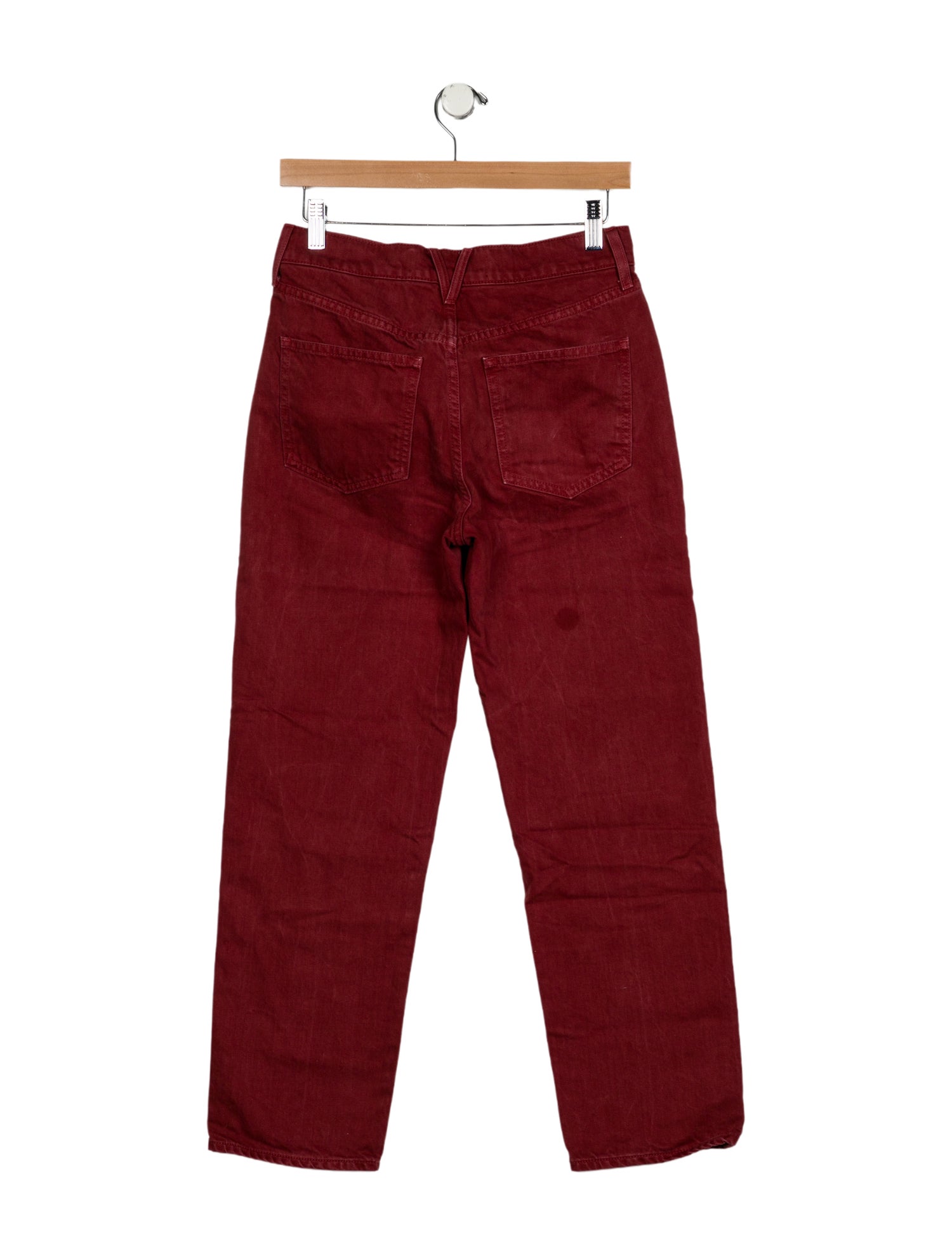Veronica Beard Mid-Rise Straight Leg Jeans