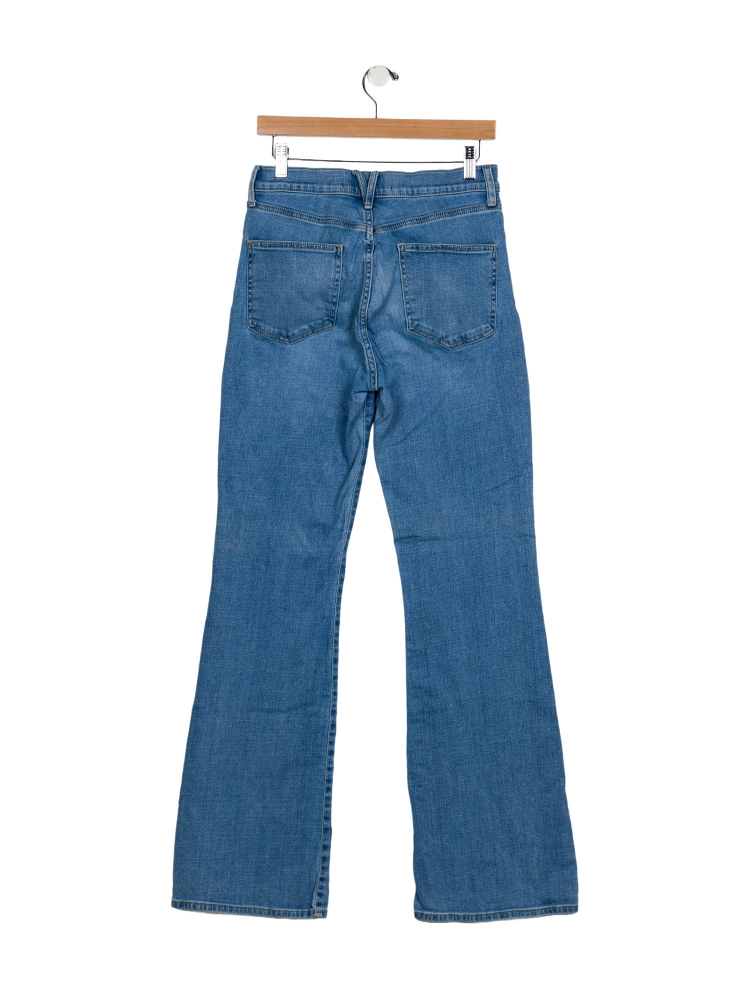 Veronica Beard Mid-Rise Wide Leg Jeans