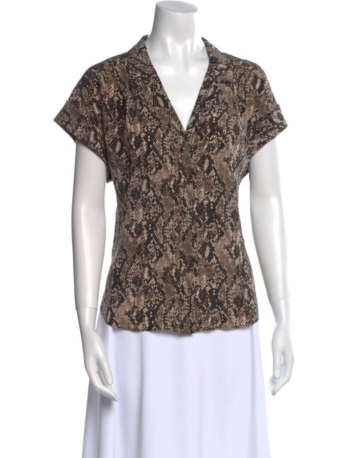Veronica Beard Silk Printed Blouse