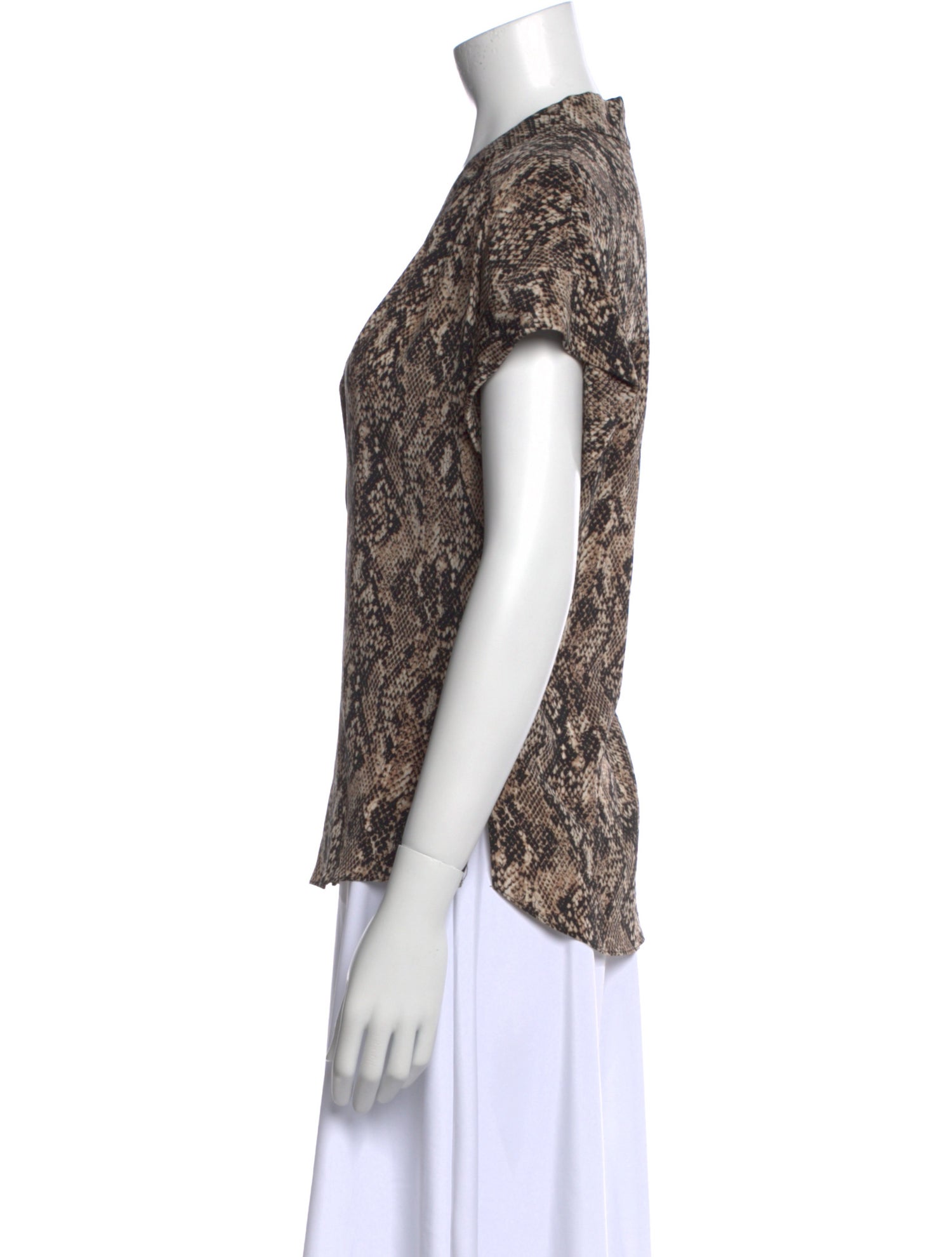Veronica Beard Silk Printed Blouse