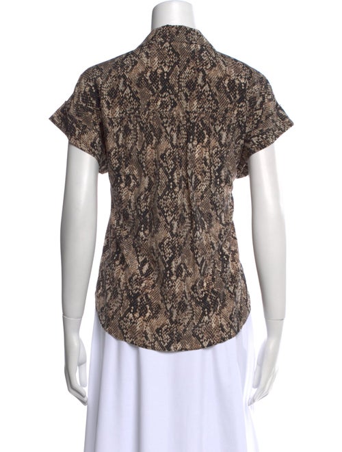Veronica Beard Silk Printed Blouse