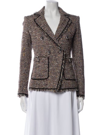 Veronica Beard Tweed Pattern Blazer