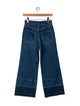 Veronica Beard High-Rise Wide Leg Jeans