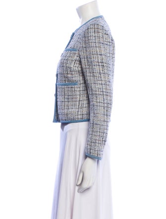 Veronica Beard Tweed Pattern Evening Jacket