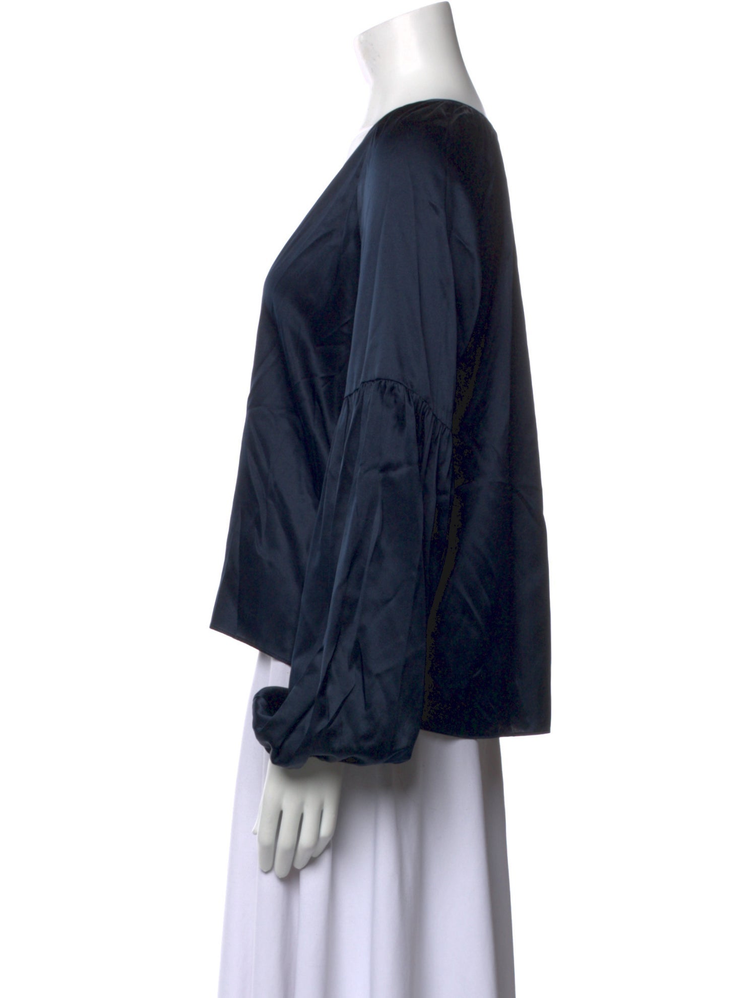 Veronica Beard Silk V-Neck Blouse w/ Tags