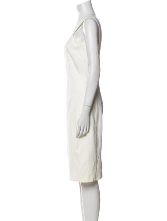 Veronica Beard V-Neck Knee-Length Dress