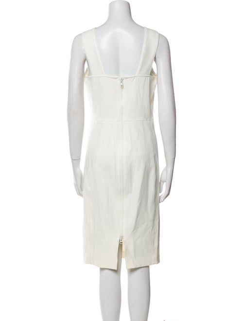 Veronica Beard V-Neck Knee-Length Dress