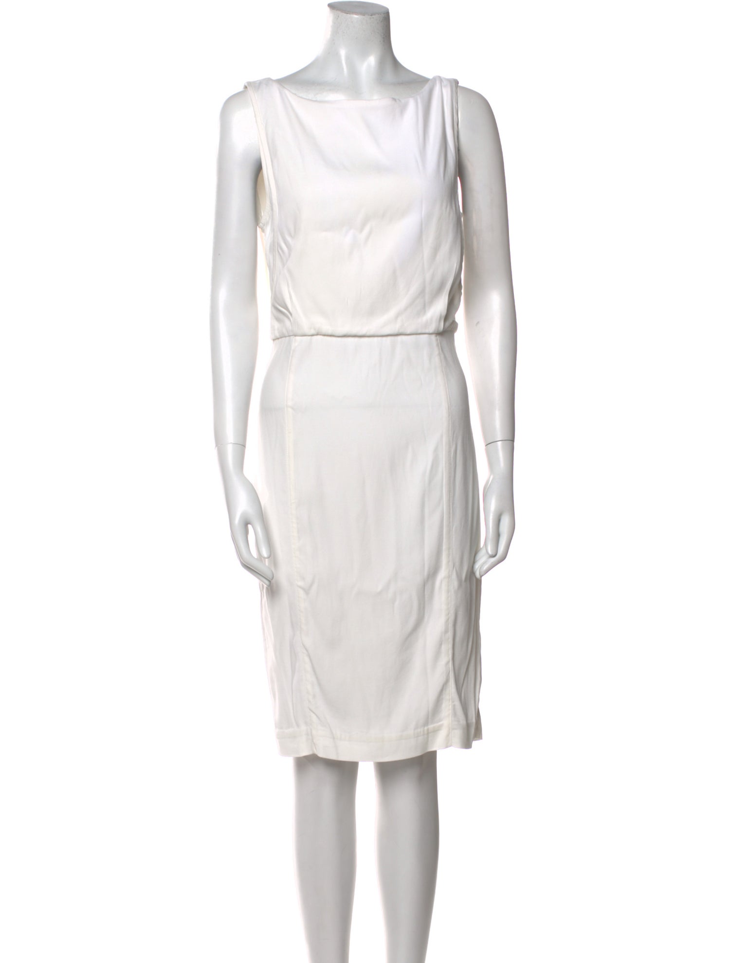 Veronica Beard Bateau Neckline Knee-Length Dress