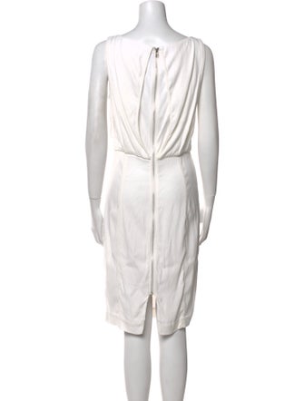 Veronica Beard Bateau Neckline Knee-Length Dress