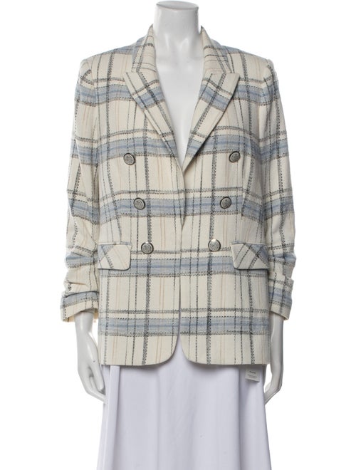 Veronica Beard Plaid Print Blazer