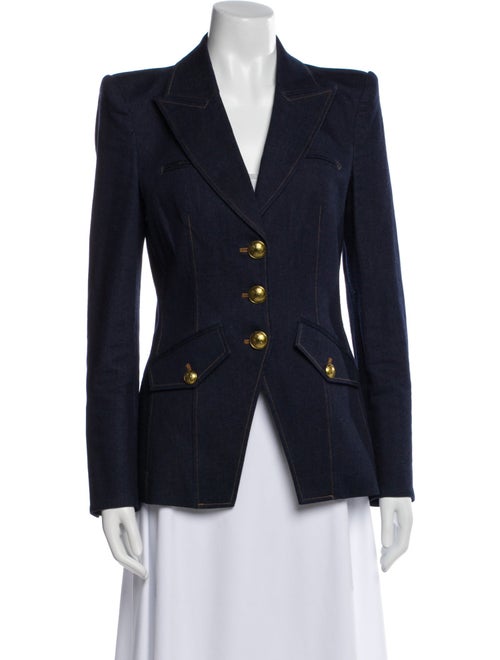 Veronica Beard Plaid Print Blazer