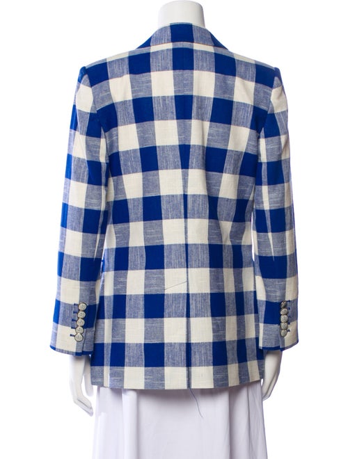 Veronica Beard Plaid Print Blazer