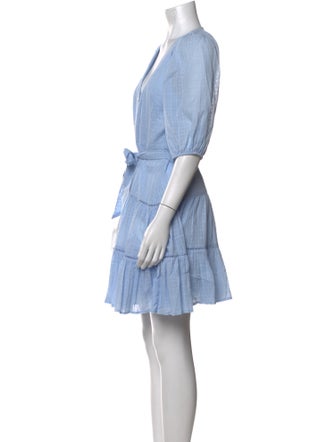 Veronica Beard V-Neck Mini Dress