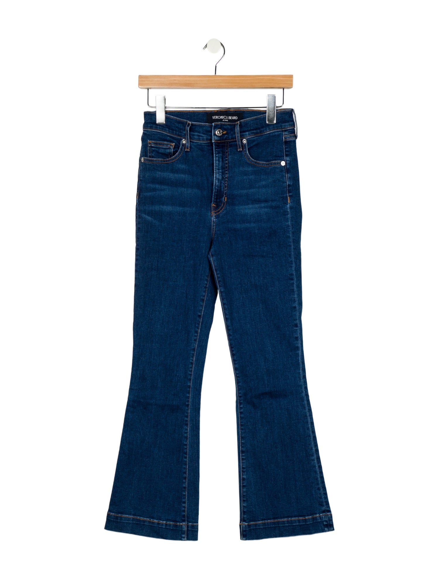 Veronica Beard High-Rise Wide Leg Jeans