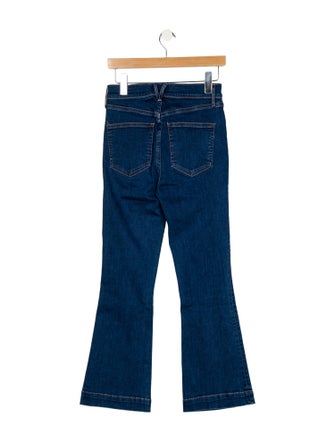 Veronica Beard High-Rise Wide Leg Jeans