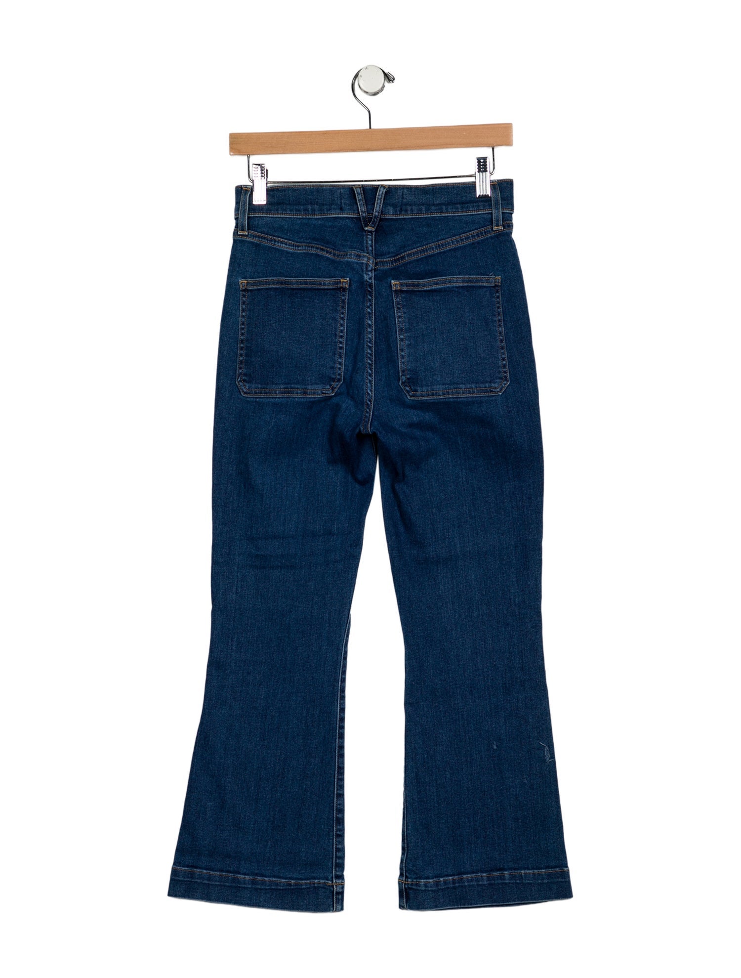 Veronica Beard Mid-Rise Straight Leg Jeans