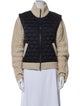 Veronica Beard Lambswool Printed Bomber Jacket